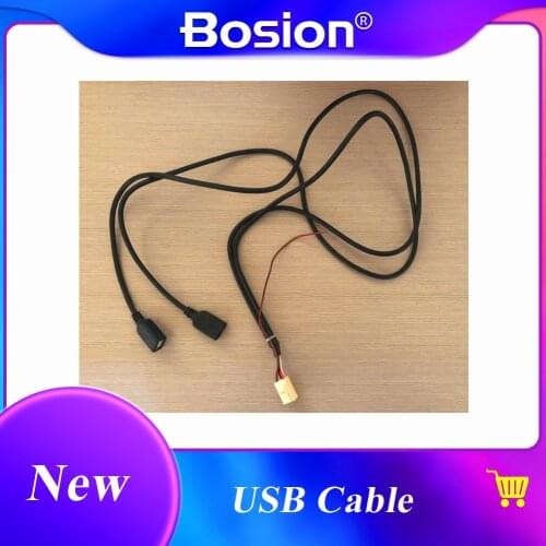 USB cable for android car radio long usb cable doube USB Head Unit 10Pin connector