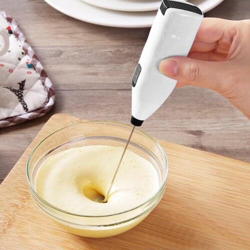 Milk Frother Electric Handheld Egg Whisk 304 Stainless Steel Household Kitchen Coffee Drink Foamer kitchen Tools
