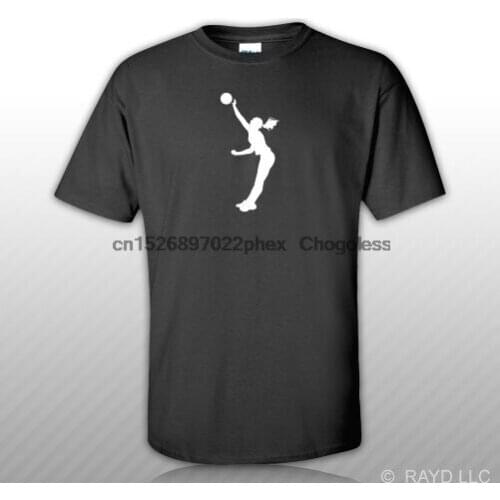 Womens Volleyball T-Shirt Tee Shirt S M L XL 2XL 3XL Cotton Girl Spike(1)