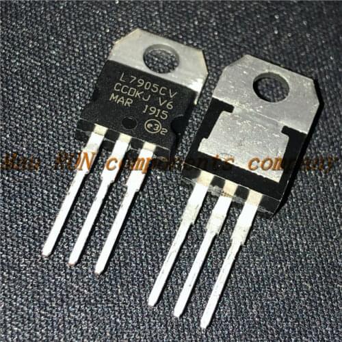 10PCS/LOT L7905CV L7905 TO-220 TO220 7905 LM7905 MC7905 New original In Stock