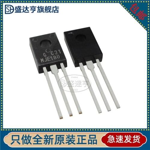 10Pcs/Lot MJE180 MJE180STU 3A 40V TO-225 IN STOCK NEW