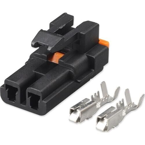 100sets DJ7029Y-2.8-21 car male female Connector cable Terminal plug connector auto socket 2 pin Connector automotive socket