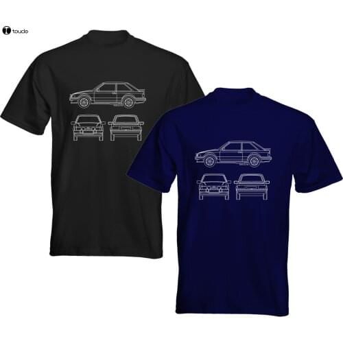 2019 Hot Sale 100% Cotton Mens T Shirt Classic Escort Mk3 4 XR3 RS Blueprint Outline FE07MI Tee Shirt