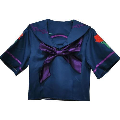 2020 Cosplay Costume JoJos Bizarre Adventure Yamagishi Yukako Halloween cosplay costume top+skirt+Hair Wig