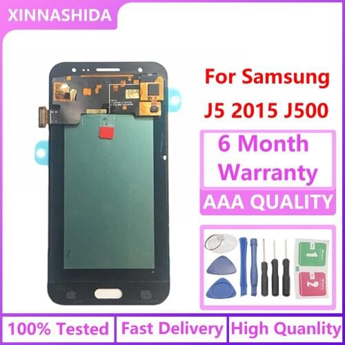 Amoled LCD Screen For Samsung J500 J5 2015 LCD Display Touch Screen Digitizer For Samsung Galaxy J5 J500F J500H J500M Assembly