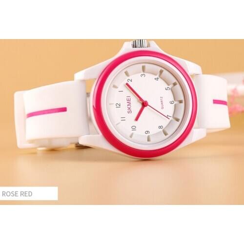 SKMEI Sport Watch For Women Original Couple Watch Color Pointer Quartz Men Watches Women Soft Silicone Strap Reloj Mujer Clock