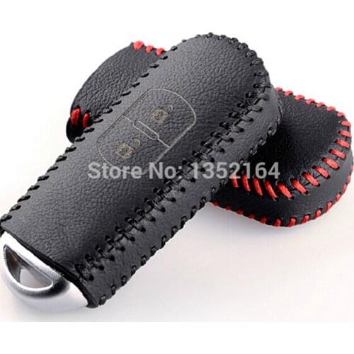 Genual leather key cover ,auto key holder,key case for Mazda 3 mazda 6 2014 2015, cx 5 cx 7,cx 9,car accessories