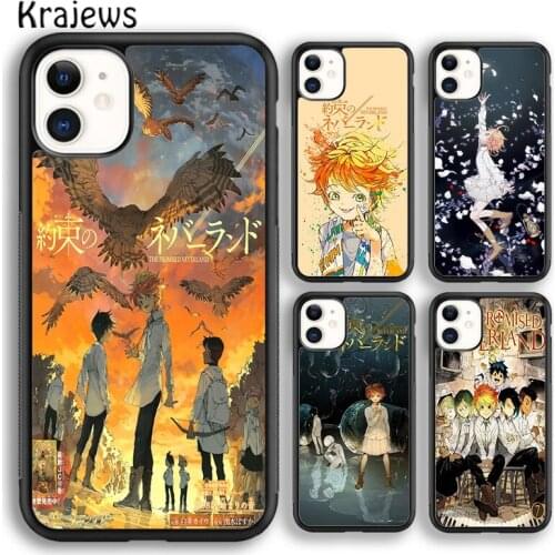 Krajews Anime The Promised Neverland Phone Case Cover For iPhone 5s SE 2020 6s 7 8 plus X XS XR 11 12 mini pro max coque Shell