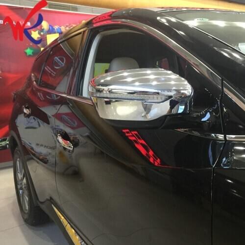 Loyalty For Nissan Murano 2015 2016 Rearview Side View Mirror Cover trim ABS Chrome Car Styling Auto Accessories