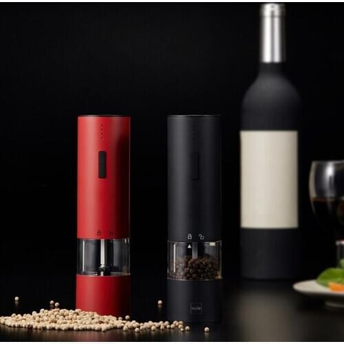 Electric Pepper Grinder Automatic Salt Pepper Grinding Bottle Ceramic Seasoning Grind Tool Salt Mills Kitchen Accessories Cocina