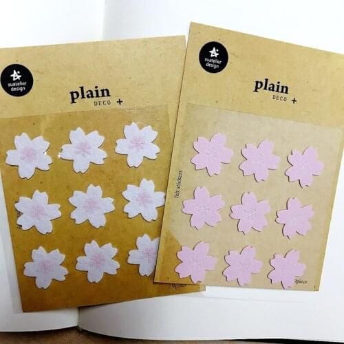 Korea Suatelier Scrapbooking Label Paper Book Sticker Beautiful Petal Stationery DIY Craft Decoration Household Supplies