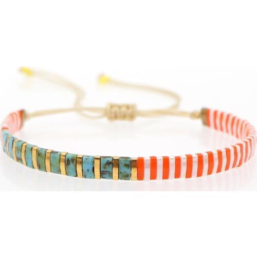 Go2boho 2020 Summer Beach Jewelry Tila Beads Bracelet For Women Jewelry Bohemian Bracelets MIYUKI Pulseira Mujer Friendship Gift