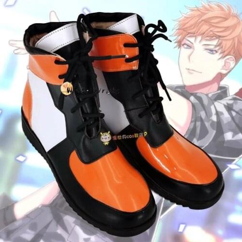 Division Rap Battle Rio Busujima Meison Cosplay Shoes Boots Game Anime Halloween Custom Made Any Size