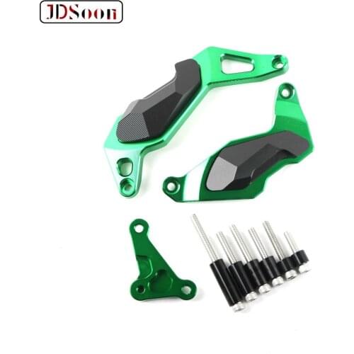 JDSOON Motorcycle Engine Crash Guard Stator Cover Slider Protector For KAWASAKI NINJA400 NINJA250 NINJA 400 250 2018 2019 2020