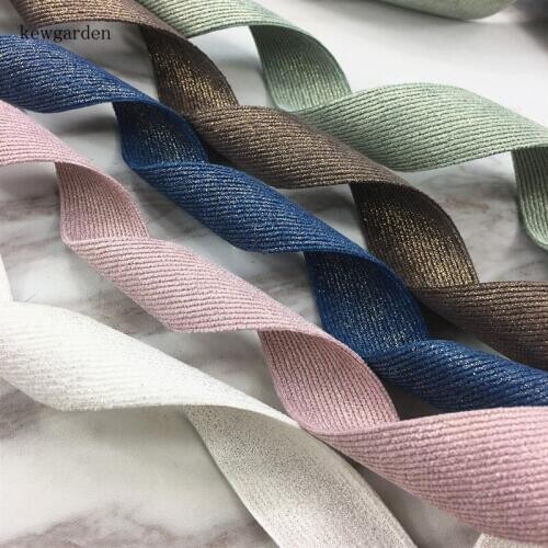 Kewgarden 1" 25mm Hot Stamping Corduroy Fabric Cloth Ribbon DIY Bowknot Tie Accessories Satin Riband Handmade Tape Webbing 4M