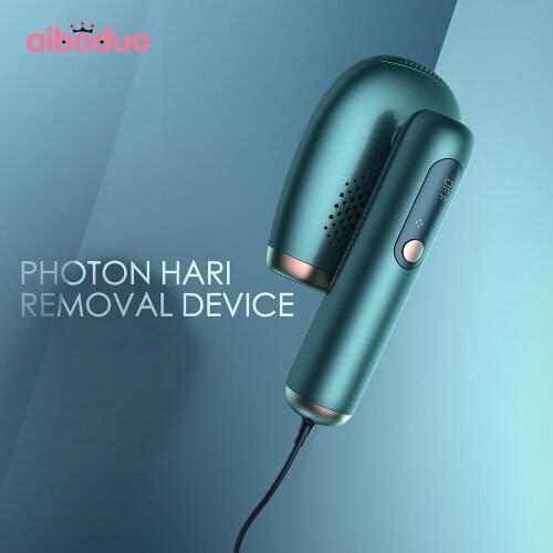 Aiboduo Foldable IPL Laser Epilator Hair Removal Permanent Photoepilator Home Use Painless Bikini Trimmer Pulsed Light Depilator