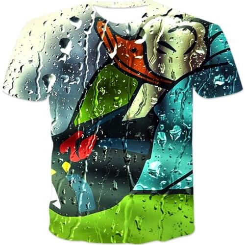 Disney 2021 Summer Men Women Hip Hop T Shirt Mickey Mouse Kiss Print T Shirt Short Sleeve 3D Print Cartoon Childrens Clothing