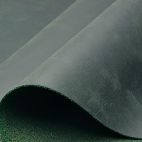 Natural skin cow leather crazy horse leather color genuine thick leather for handbags shoes sofa wallet books deep green