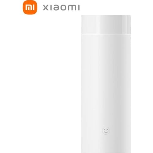 New Xiaomi Mijia Portable Electric Heating Cup 350ml Thermos Cup 300W Kettle Plug-in Power Cord Prevent Dry Burn Protection