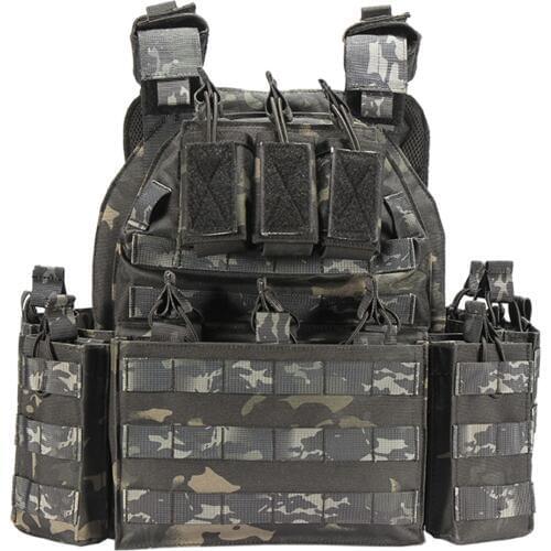 YAKEDA Upgrade Nylon Tactical Hunting Vest Outdoor Airsoft Army Protective Vest Expand Training Field Equipment Upgrade VT6026-1