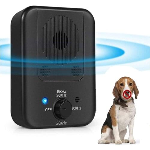 Pet Dog Ultrasonic Anti-Barking Device Dog Repeller Trainer Training Equipment Dog Anit Barking Training Clicker Pet Supplies