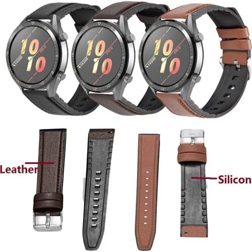 20mm/22mm Huawei wtach GT 2/2e/pro strap For Samsung Gear S3/S2/Sport Silicone bracelet Galaxy watch 3/46mm/42mm/Active 2 band