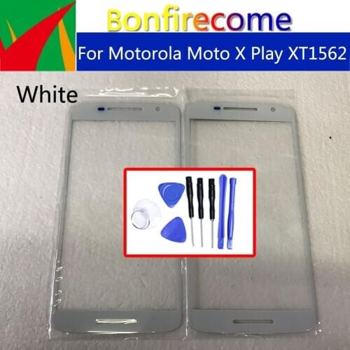 Touch Screen Front Panel Glass Lens LCD Outer Glass For Motorola Moto X Play XT1562