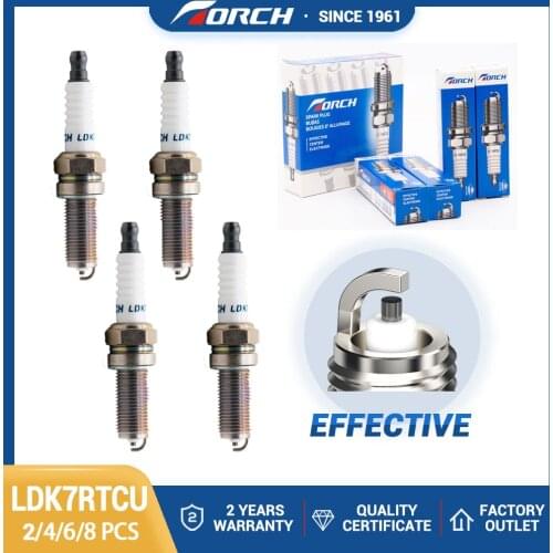 China Original TORCH LDK7RTCU Spark Plug Replacement Candles for CHERY For MERCEDER-BENZ For MITSUBISHI For PEUGEOT For HYUNDAI