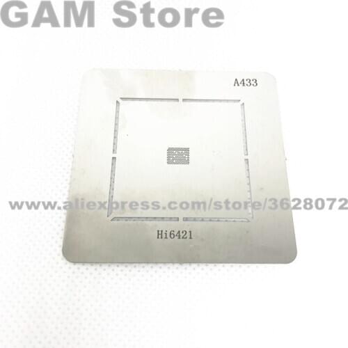 Hi6421GWCV320 BGA Stencil For Huawei MT7 Glory 6 Power IC PM chip Reball IC Chip Solder BGA Heating Template A433 Free Shipping