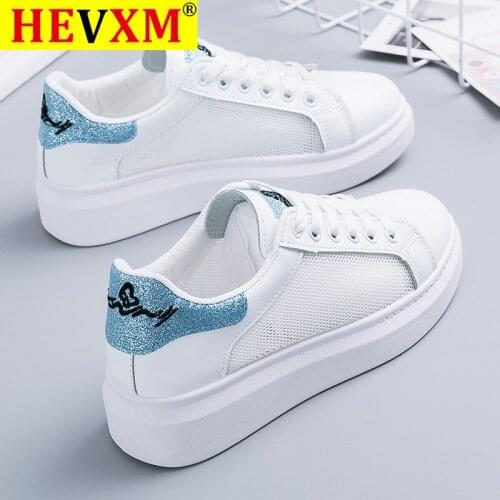 Women Shoes Designer Wedges White Shoes Women Summer Casual Breathable Flat Platform Shoes Woman Sneakers Zapatos De Mujer 2020