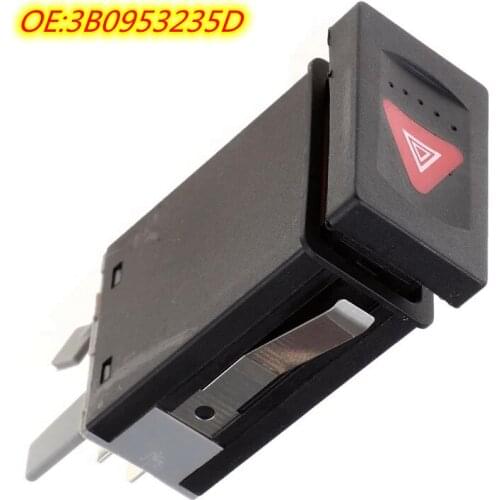 1PC New High Quality Warning Hazard Emergency Light Switch Button For Volkswagen Passat Passat Variant 99-05 3B0953235D