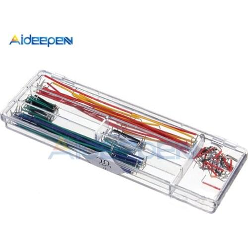 10 set (1 set/14kind 10strip = 140pcs) U Shape Solderless Breadboard Jumper Cable Wire Kit For PCB Bread Board