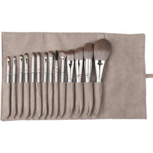 10Set/Lot 14Pcs/Set Makeup Brush Set Soft Hair Wooden Handle Beginner Powder Blush Portable Cosmetic Tools HA2438