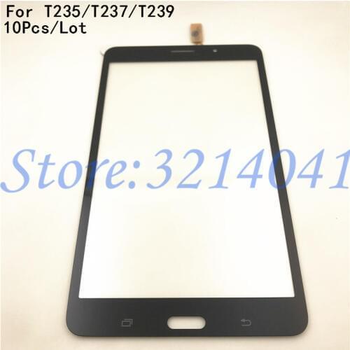 10Pcs/Lot 100% Tested Top Quality For Samsung Galaxy Tab 4 7.0 T235 T237 T239 T2397 Touch Screen Digitizer Panel Glass Sensor