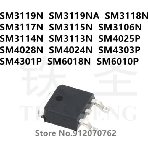 10PCS SM3119N SM3119NA SM3118N SM3117N SM3115N SM3106N SM3114N SM3113N SM4025P SM4028N SM4024N SM4303P SM4301P SM6018N SM6010P