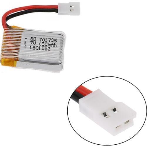 3.7V 1S 150mAh Lipo Battery for JJRC H8 H20 H36 Eachine E010 H8 Furibee F36 H36 Syma X2 Nihui 010 U207 H2 RC Drone Parts