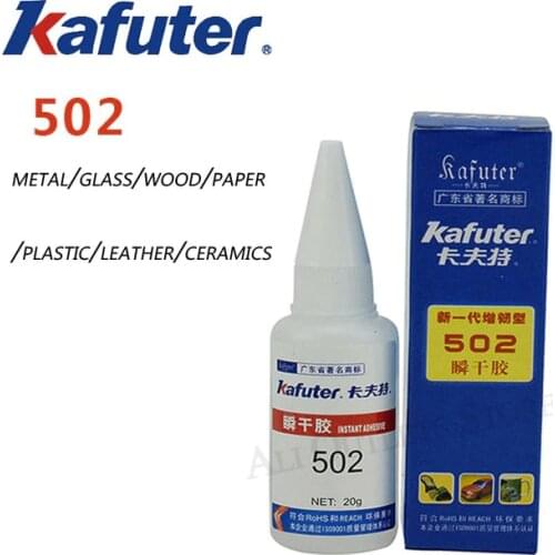 Kafuter 502 3S sticky Universal glue for metal/glass/wood/plastic/leather/ceramic super strong instant glue diy panel glue RoHS