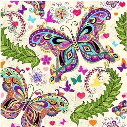 Abstract diamond painting full butterfly embroidery mosaic diamond dotz rhinestone picture puzzle toy drawing wall decor frog