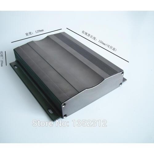 129*30*150mm wall-mounted aluminum Case for Circuit Board Electrical DIY PCB case Electronic Project Power Supply Amplifier box