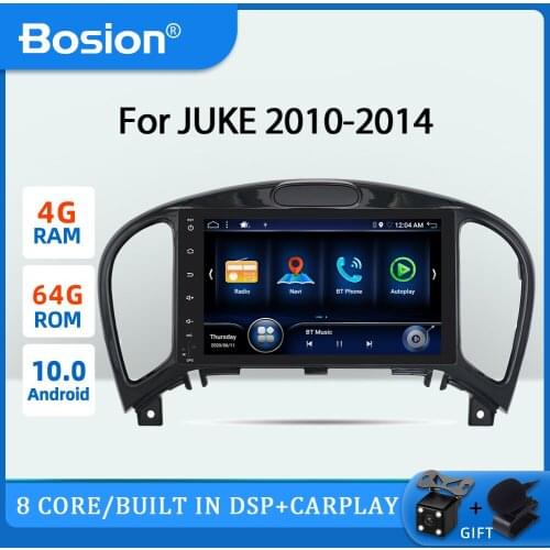 Bosion DSP 4G+64G Android 10 Car Radio Multimedia Video Player For Nissan Juke YF15 2010-2014 Navigation GPS 2 din Carplay WIFI