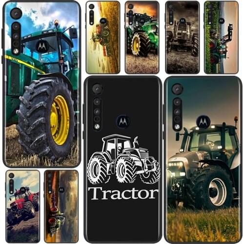 Big Tire Tractor Car For Motorola G9 G8 G Stylus Power One Fusion Hyper Edge E7 E6 5G Plus Play Lite Phone Case