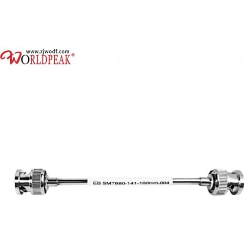 Free shipping 2pcs 1m BNC male to N male connector with RG141 Semi-Rigid cable assembly Extension Cable