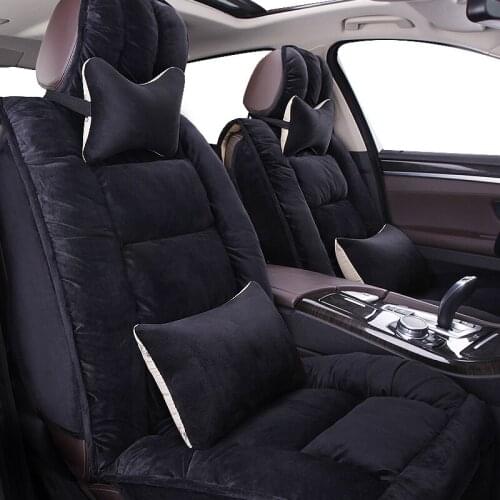 Sheepskin fur Car Seat Covers Universal Size for Chrysler all models 300C 300S PT Cruiser 300 Sebring auto styling accessories