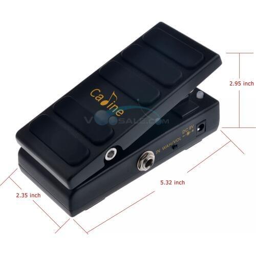 CP-31 Black Hot Spice Wah/VOL Effect pedal True Bypass Caline Guitar Pedal Effect Guitar Accessories Wah Pedal Vol Guitar Effect