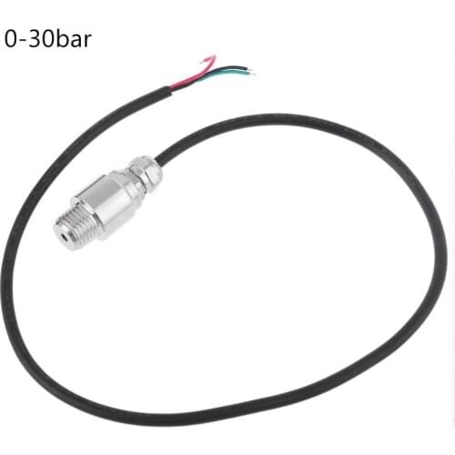 DC 5V 1/4 NPT Pressure Transducer Transmitter Sensor Stainless Steel Oil Air Water 10/20/30 Bar