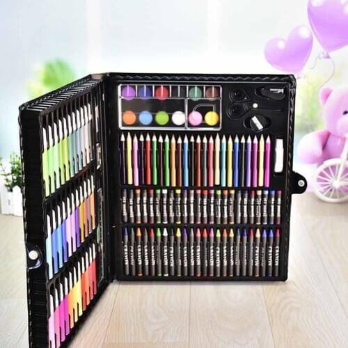 Kids Art Set Children Drawing Set Water Color Pen Crayon Oil Pastel Painting Drawing Tool Art supplies stationery set 150 Pcs