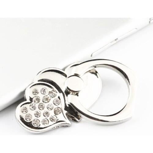 Act Upon Mind Love Heart Mobile Phone Holder Universal Phone Ring Holder Phone Stand Finger Ring Holder Support for iPhone