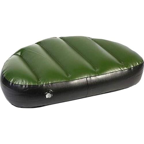 Summer Outdoor Activities Inflatable Seat Cushion Pool Float Wear-resistant Comfortable Blow Up Pad For 2/3 Person 50*30*10 Cm