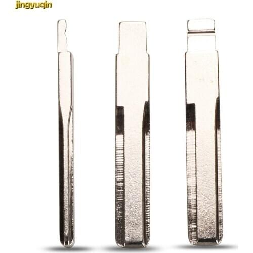 Jingyuqin 100pcs KD Remote Car Key Blank For Vauxhall Opel NO.79 HU43 KEYDIY Uncut Blade Left Groove Replacement