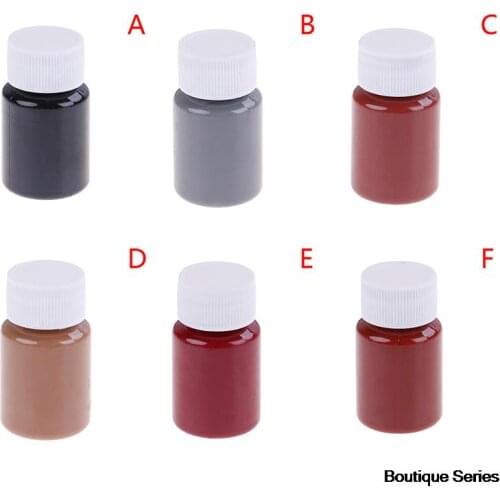 20ML DIY Leather Edge Paint Edge Oil Dye Highlights Professional Watercolor Paint Liquid Art Supplies Colors Leather Paint Set